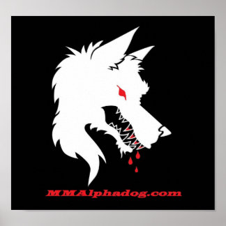 Pôster logotipo inverso