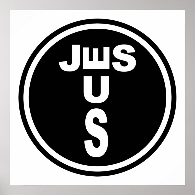 Poster Logotipo Jesus (Frente)