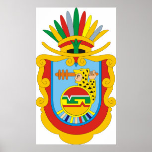 Pôster Logotipo oficial do símbolo de Guerrero México d