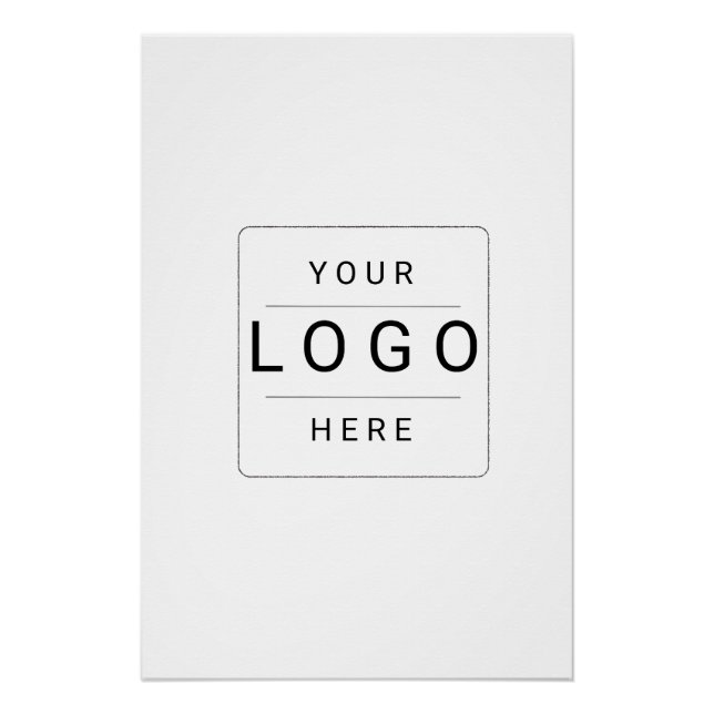 Pôster Logotipo Personalizado (Frente)
