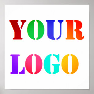 Poster Logotipo personalizado Promocional para empresa