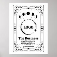 Logotipo Personalizado Tarot Celestial Zódiaco Yog