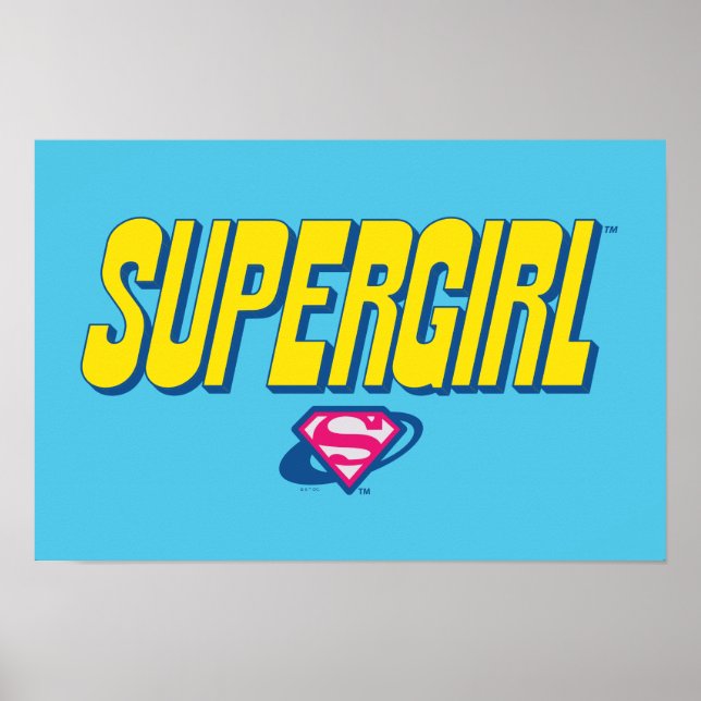Poster Logotipo Pop Supergirl (Frente)