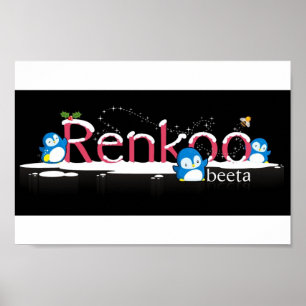 Pôster Logotipo Renkoo Penguin