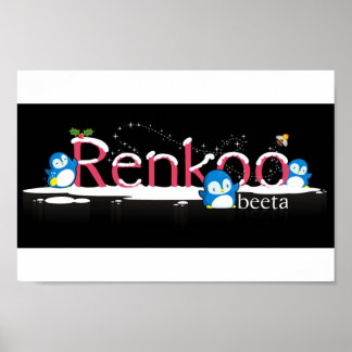 Pôster Logotipo Renkoo Penguin