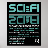 Logotipo SciFi, Publicidade na Loja de Livros