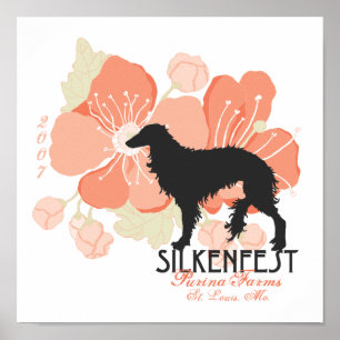 Pôster Logotipo Silkenfest 2007 Crystal Buckey poster/imp