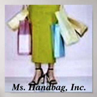Poster logotipo, Sra. Handbag, Inc.