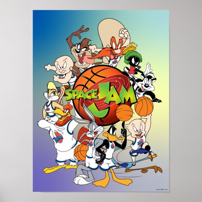 Poster Logotipo TUNE SQUAD™ Group SPACE JAM™ (Frente)