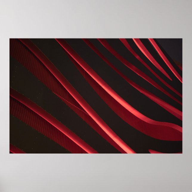 Poster Logótipo vermelho e preto (Frente)