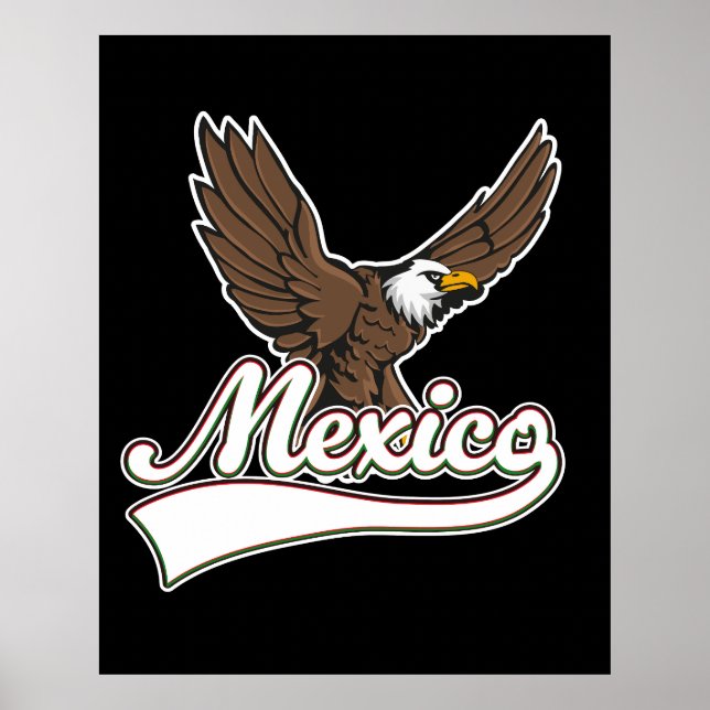 Poster Logotipo Viagem do México (Frente)