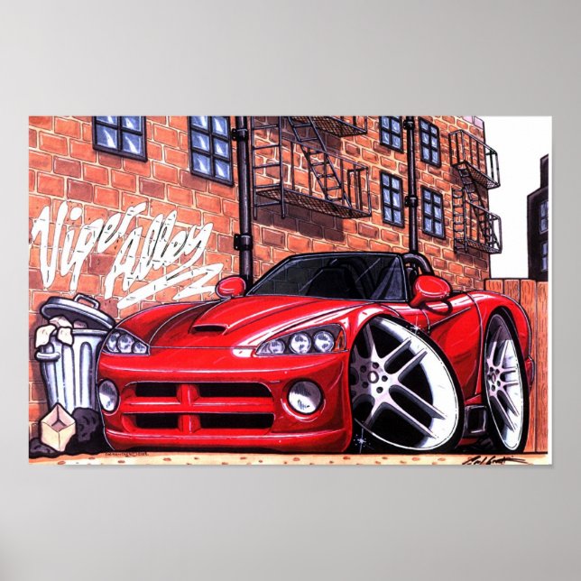 Pôster Logotipo ViperAlley SRT10 (Frente)