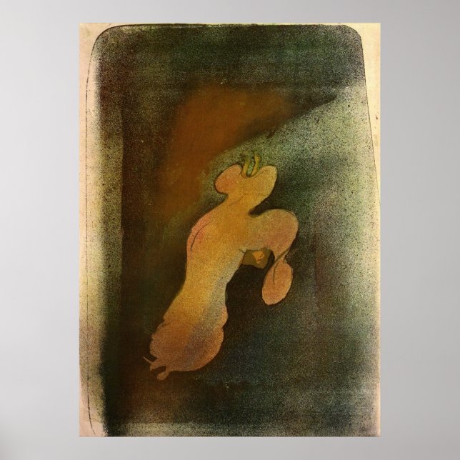 Pôster Loie Fuller 2 de Toulouse-Lautrec (Frente)