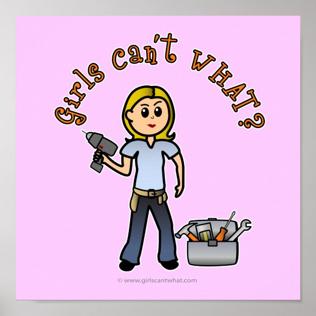 Pôster Loira Do-It-Yourself Diva (Frente)