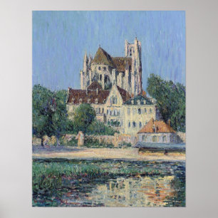 Poster Loiseau - Catedral De Auxerre 1907