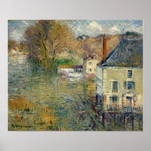 Poster Loiseau - Inundações Em Giverny 1934