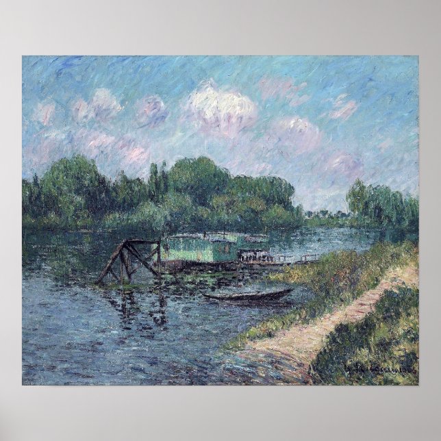 Poster Loiseau - Lavagem Do Sena Em Herblay 1906 (Frente)