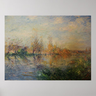 Poster Loiseau - Rio Eure Do Outono Tarde Em Vaudreuil