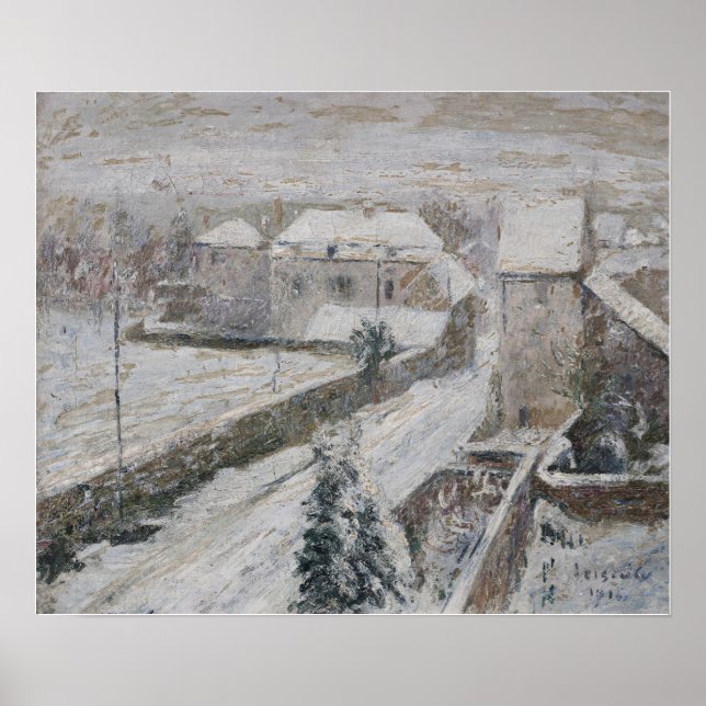 Poster Loiseau - Vista Do Caminho Sob A Neve 1916 (Frente)