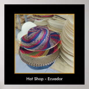 Pôster Loja de chapéu - Equador
