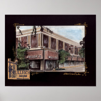 Pôster Loja de departamentos de Mullers