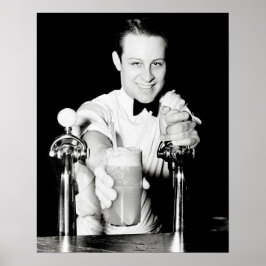 Pôster Loja de Refrigerantes, 1936. Foto Antiga