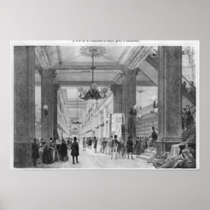 Poster Loja do tecido, d'Antin de de la Chaussee de 9
