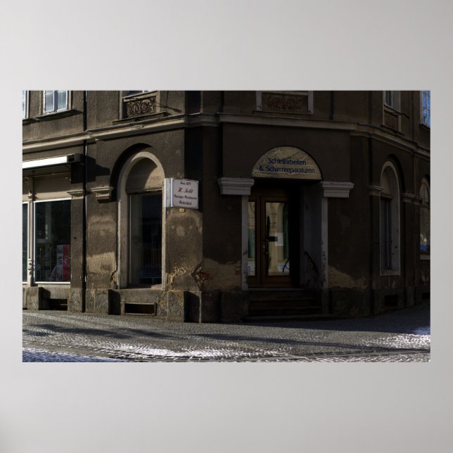 Poster Loja Varejista Antiga (Frente)