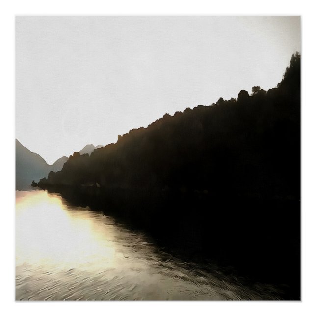 Pôster Lojas De Arte Paisagística Das Sombras (Frente)