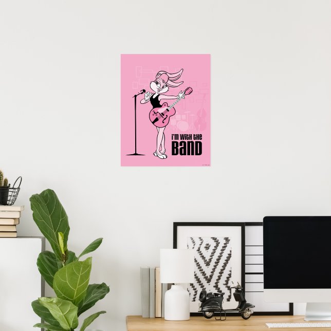 Poster Lola Bunny, estou com a Banda (Escritório em casa)