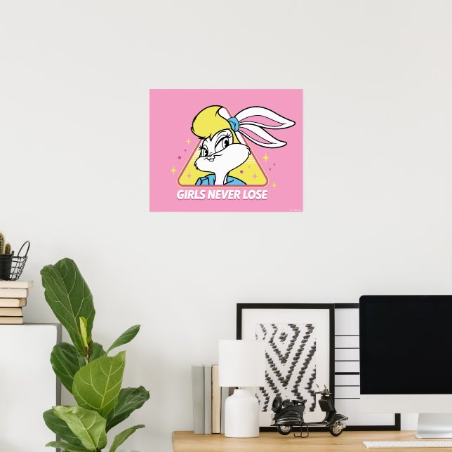Poster Lola Bunny Girls Nunca Perder (Escritório em casa)