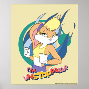 Poster Lola Bunny "I'm Unstoppable"