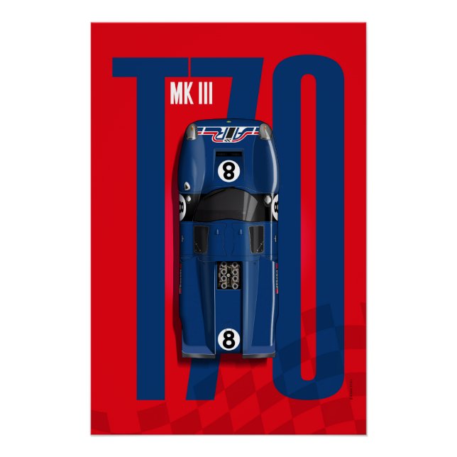 Pôster Lola T70 No.8 AIR Top Tribute (Frente)