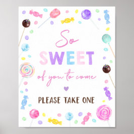 Poster Lollipop - Compro - Sinal de Hoje de Aniversário