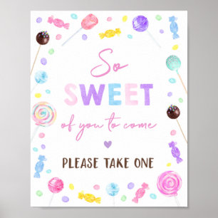 Poster Lollipop - Compro - Sinal de Hoje de Aniversário
