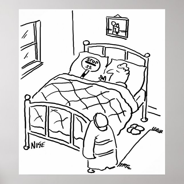 Poster Lollipop Man dorme com seu pirulito (Frente)