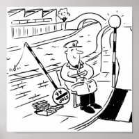 Lollipop Man está pescando no Canal