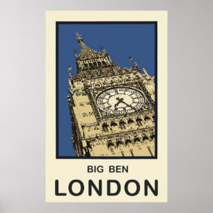 Poster London Big Ben