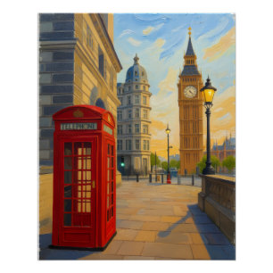 Pôster London Calling - Big Ben Original Digital Art