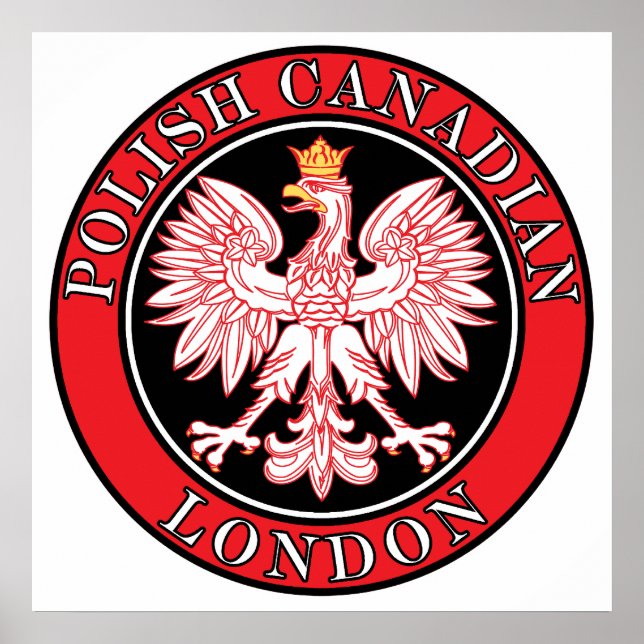 Pôster London Canadian Eagle (Frente)