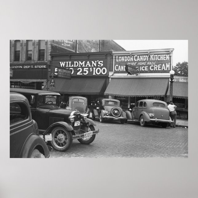 Poster London Candy Kitchen, 1938 (Frente)