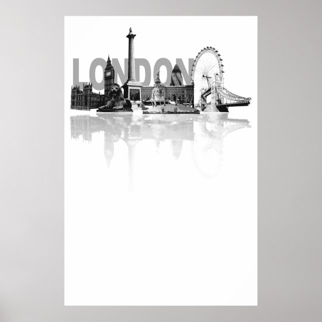Poster London Skyline (Frente)