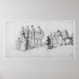 Pôster London Street Banda, 1839