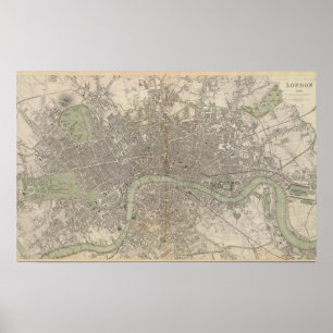 Poster Londres 1843