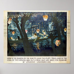 Poster Londres 1908-1933 subterrâneo