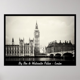 Poster Londres - Big Ben, Westminster Palace No.1 (Poster
