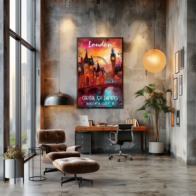 Pôster Londres en Arte Contemporáneo (Criador carregado)