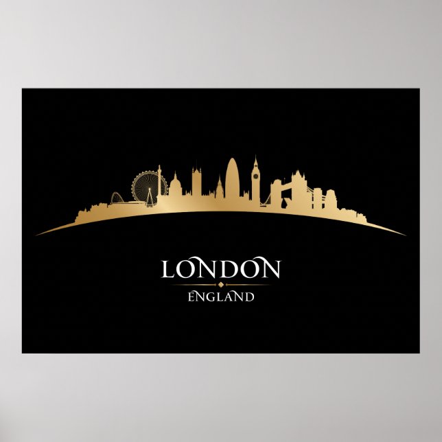 Pôster Londres, Inglaterra - SRF (Frente)