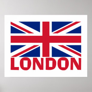 Poster Londres no vermelho