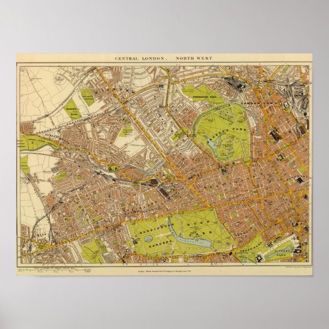 Pôster Londres Noroeste (Frente)